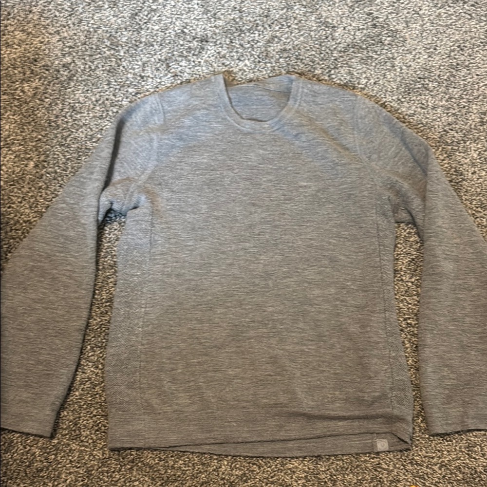 Lululemon Athletica Heather Gray Crewneck Sweater